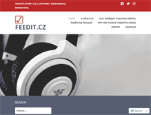 Tablet Screenshot of feedit.cz